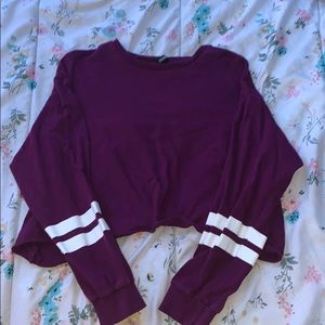 Cropped sweatshirt